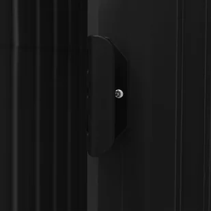 vidaXL Szopa ogrodowa z regałem, antracytowa, 205x130x183 cm, żelazna - Altany ogrodowe - miniaturka - grafika 2