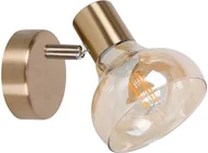 Lampy ścienne - Rabalux 5546 - Kinkiet HOLLY 1xE14/40W/230V złoty - miniaturka - grafika 1