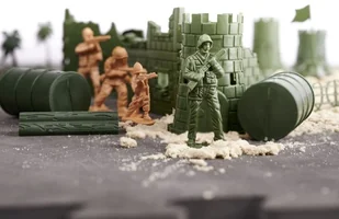 Żołnierzyki baza wojskowa figurki zestaw 114el. KX6187 - Figurki dla dzieci - miniaturka - grafika 10