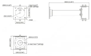 DAHUA UCHWYT KAMERY PFB129W PFB129W - Akcesoria do monitoringu - miniaturka - grafika 3
