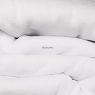 Szlafroki damskie - handlosfera KOCYK- SZLAFROK 2 in 1 super koc z rękawami DUŻY biały - miniaturka - grafika 1