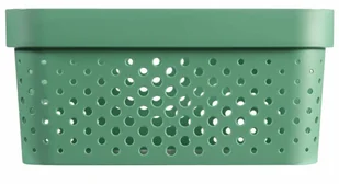 Curver Zestaw pudełek Infinity z pokrywkami, 4 szt., 11L+17L, zielony Keter Benelux - Pudła i pojemniki do przechowywania - miniaturka - grafika 4