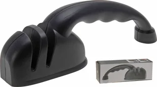 Excellent Houseware EH Ostrzałka do noży i nożyczek EH czarna, 20x7,5x5cm - Akcesoria do sztućców - miniaturka - grafika 2