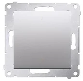 Wyłączniki światła i elektryczne - Kontakt Kontakt_Simon Łącznik dwubiegunowy (moduł) 16AX. 250V. zaciski śrubowe srebrny mat DW2A.01/43 - miniaturka - grafika 1