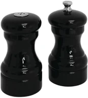Akcesoria gastronomiczne - Olympia Zestaw solniczka i pieprzniczka w kolorze czarnym | śr.50x(H)100mm GL087 - miniaturka - grafika 1