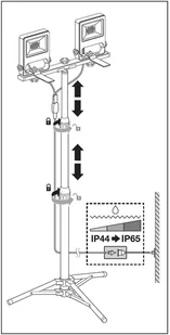 LEDVANCE LEDVANCE Value 3Pod reflektor budowlany LED 2-pkt. - Oświetlenie warsztatowe - miniaturka - grafika 2