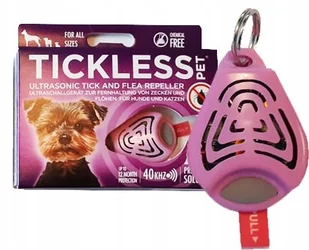 Tickless Tickless Pet odstraszacz kleszczy dla psów - Różowy PRO10-102 - Zwalczanie i odstraszanie szkodników - miniaturka - grafika 2