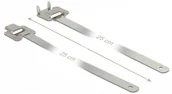 Kanały kablowe - Delock 18763 opaska kablowa Releasable cable tie Stal nierdzewna 10 szt. - miniaturka - grafika 1
