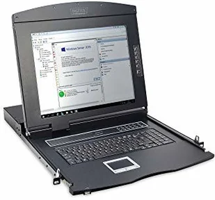 Digitus Konsola 19" KVM z wyświetlaczem TFT 17" (4:3), układ klawiatury ES, moduł 1 port KVM, czarny DS-72210-1ES - Przełączniki KVM Digitus Konsola 19" KVM z wyświetlaczem TFT 17" (4:3), układ klawiatury ES, moduł 1 port KVM, czarny DS-72210-1ES - Przełączniki KVM - miniaturka - grafika 1