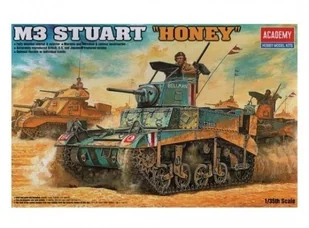 Academy M3 Stuart Honey 13270 - Modele do sklejania - miniaturka - grafika 2