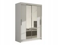 Szafy - Szafa przesuwna Aldo II - biała Szafa do sypialniz - miniaturka - grafika 1