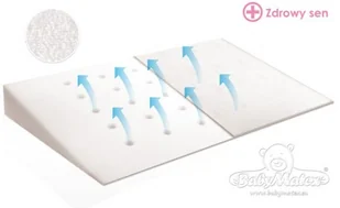 Matex BabyMatex, Klin, Poduszka dla niemowląt, frotte, 60x36 cm - Kołdry i poduszki dla dzieci - miniaturka - grafika 2
