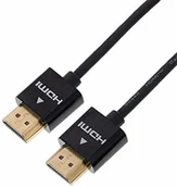 Kable - Signal Pro Pro PSG04071 przewód HDMI z Ethernet, męski do mężczyzn, złącza ABS, 1 m czarny PSG04071 - miniaturka - grafika 1