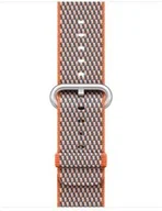 Akcesoria do smartwatchy - Apple Apple 38mm Spicy Orange Check Woven Nylon (MQVE2ZM/A) - miniaturka - grafika 1