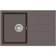 Zlewozmywaki - Aquasanita TESSA SQT101-120AW (Ciemny brąz) - miniaturka - grafika 1