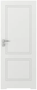 Porta Skrzydło drzwiowe pełne bezprzylgowe z podcięciem wentylacyjnym Vector V Białe 60 prawe - Drzwi wewnętrzne Porta Skrzydło drzwiowe pełne bezprzylgowe z podcięciem wentylacyjnym Vector V Białe 60 prawe - Drzwi wewnętrzne - miniaturka - grafika 1