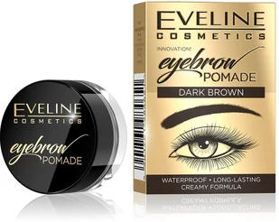 Eveline Eyebrow Pomade pomada do brwi wodoodporna Dark Brown - Pomada do brwi - miniaturka - grafika 2