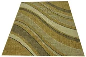 Dywany - DYWAN SZNURKOWY NATURA 80x150cm PASY BRĄZ/MIODOWY - miniaturka - grafika 1