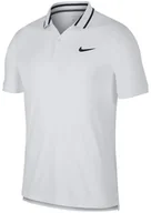 Tenis ziemny - Nike Męska koszulka polo do tenisa NikeCourt Dri-FIT - Biel BV1194-100 - miniaturka - grafika 1