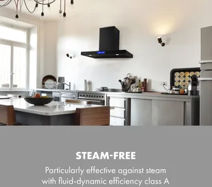 Klarstein CGCH5-Sabrina-90BK - Okapy kuchenne - miniaturka - grafika 4