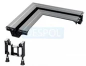 Odpływy liniowe - Viega 708924 ŁĄCZNIK NAROŻNY Advantix Vario, do przedłużenia odpływu liniowego A - miniaturka - grafika 1