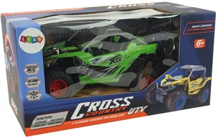 Import LEANToys Terenowe Auto Cross Country Zdalnie Sterowane Pilot 27 MHz Zielone LT-9386-0 - Zabawki zdalnie sterowane - miniaturka - grafika 6