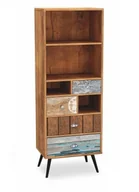 Regały - Halmar Regał do salonu Matro V, wielokolorowy, styl industrialny HM-MEZOREG1 - miniaturka - grafika 1