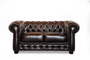 Chesterfield LINEA SOFA 2-osobowa kanapa BRENTON 100% skóry bawolej - Kolor: czekoladowy z kasztanowymi refleksami - Sofy i kanapy Chesterfield LINEA SOFA 2-osobowa kanapa BRENTON 100% skóry bawolej - Kolor: czekoladowy z kasztanowymi refleksami - Sofy i kanapy - miniaturka - grafika 1