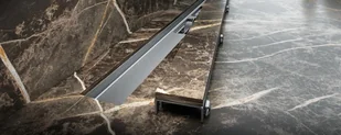 Alcaplast Odpływ liniowy podłogowy bez obramowania MARBLE LOW 75 cm APZ115-750 - Syfony - miniaturka - grafika 2