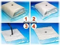 Pudła i pojemniki do przechowywania - WORKI WOREK PRÓŻNIOWE NA POŚCIEL ODZIEŻ 60 x 80 cm - miniaturka - grafika 1