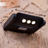 Lampy ogrodowe - Lutec LEADSPOT zewnętrzny kinkiet LED Antracytowy 3-punktowe Nowoczesny Obszar zewnętrzny LEADSPOT 5614401118-DO3 - miniaturka - grafika 1