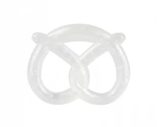 Canpol babies Canpol Elastyczny gryzak Precel : Kolor - Różowy - Gryzaki dla dzieci - miniaturka - grafika 2