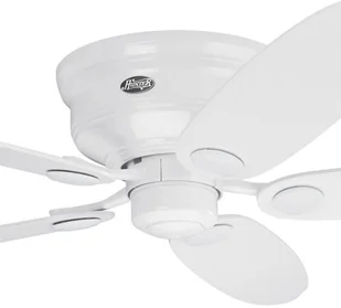 HUNTER Hunter Low Profile III wentylator biały/klon - Wentylatory sufitowe - miniaturka - grafika 3