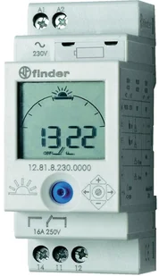 Finder Cyfrowy zegar astronomiczny Finder 12.81.8.230.0000 1 Przełączny 16 A 250 V/AC 12.81.8.230.0000 - Inne akcesoria elektryczne - miniaturka - grafika 2