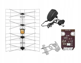 Antena Tv siatkowa + wzmacniacz + zasilacz - Anteny TV - miniaturka - grafika 2