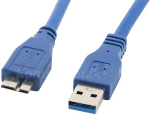 LANBERG LANBERG Kabel USB 3.0 micro AM-MBM5P 0.5M niebieski (CA-US3M-10CC-0005-B) - Kable USB - miniaturka - grafika 2