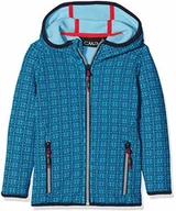 Bluzy narciarskie - CMP dziewczęcy elastyczny polar, niebieski, 176 (38E2435) - miniaturka - grafika 1