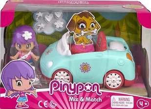 EPEE PinyPon City Samochód z laleczką 7cm FPP16611 - Lalki dla dziewczynek - miniaturka - grafika 2