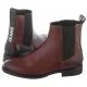 Sztyblety damskie - Tommy Hilfiger Sztyblety Pin Logo Chelsea Boot EN0EN00606 GVI Winter Cognac (TH75-a) para - miniaturka - grafika 1
