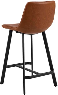 Actona Stołek barowy Oregon PU brandy Low - Taborety i hokery - miniaturka - grafika 14