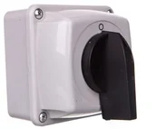 Inne akcesoria elektryczne - Elektromet Spółdzielnia Inwalidów Łącznik krzywkowy 0-I 25A 1P IP44 w obudowie ŁUK E25-53 952552 - miniaturka - grafika 1