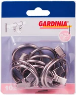 Karnisze - Gardinia Kółka z żabką do karnisza Barock 25 mm satyna - miniaturka - grafika 1