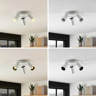 ARCCHIO Arcchio Ipega spot sufitowy, 3-punktowy, biały - Lampy sufitowe - miniaturka - grafika 2