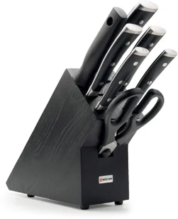 Wüsthof Zestaw noży z temperówką, z nożyczkami i blok czarny 8dílná Klasyczny Ikona - Noże kuchenne Wüsthof Zestaw noży z temperówką, z nożyczkami i blok czarny 8dílná Klasyczny Ikona - Noże kuchenne - miniaturka - grafika 1