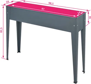 tectake Grządka wzniesiona Calendula - antracyt 403451 - Pozostałe akcesoria do uprawy roślin - miniaturka - grafika 5