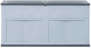 vidaXL Skrzynia ogrodowa, 320 L, szaro-czarna vidaXL - Skrzynie ogrodowe - miniaturka - grafika 7