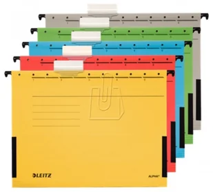 Leitz Teczka zawieszana Alpha z bokami niebieska 19860035 - Teczki i skoroszyty - miniaturka - grafika 2