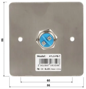 atlo PRZYCISK OTWARCIA DRZWI ATLO-PB-7 ATLO-PB-7 - Kontrola dostępu - miniaturka - grafika 4