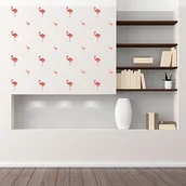 Naklejki na drzwi i meble - Walplus Naklejki na ścianę "Flamingos dekoracja do mebli kuchennych" na ścianę malarstwo wsparcie drzwi samoprzylepna naklejka z tworzywa sztucznego na ścianę salon restauracja hotel bar caf  dekoracje WS3049 - miniaturka - grafika 1