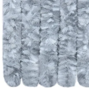 vidaXL Zasłona przeciwko owadom, biało-szara, 56x200 cm, szenil vidaXL - Akcesoria do okien - miniaturka - grafika 8